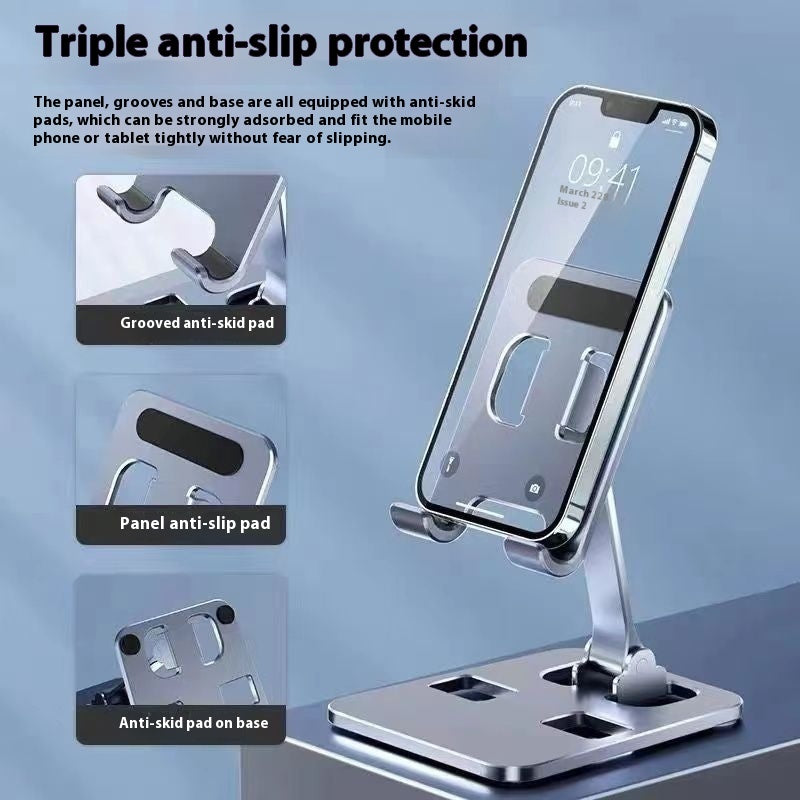 Desktop Folding Multi-angle Adjustment Full Alloy Phone Holder